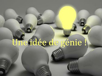 Une idée de génie - Group project (series of lessons) based on Dragon's Den