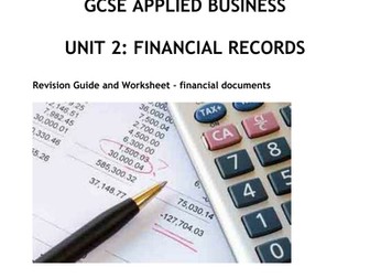 Applied GCSE Business Unit 2 Revision and Activities