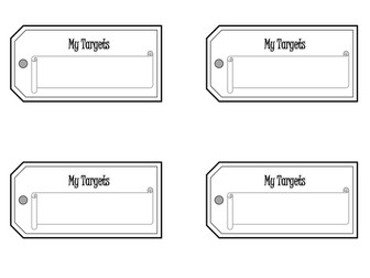 Target Labels for Display (4 per page)