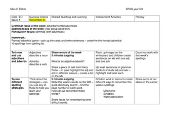 spag planning year 5/6