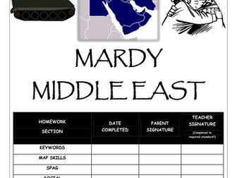 Homework booklet: MARDY MIDDLE EAST