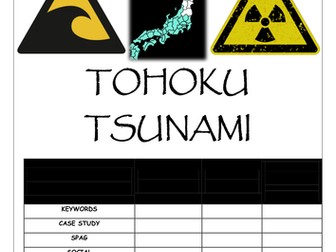 Homework booklet: TOHOKU TSUNAMI