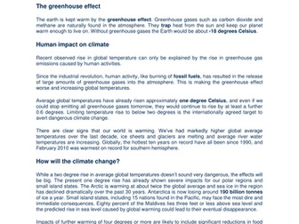 2016 AQA Biology GCSE Ecology 4.7.3 Biodiversity and Effect of Human Impacts