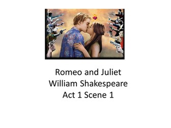 Romeo and Juliet- Act 1 Scene 1