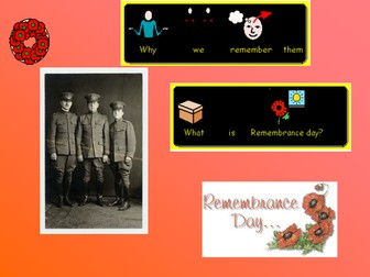 Remembrance Day - Supported by Widgit Symbols