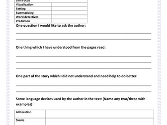 Guided Reading activity