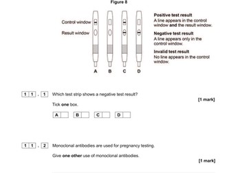 AQA GCSE Biology (2016) Monoclonal Antibodies (Unit 3 Infection and Response)
