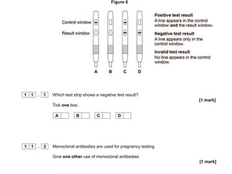 AQA GCSE Biology (2016) Monoclonal Antibodies (Unit 3 Infection and Response)