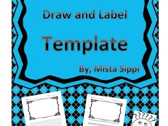 Draw and Label Table Scene (Building Early Vocabulary)