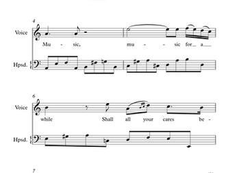 Missing Notes Exercises (and key themes) Music for a While (Edexcel GCSE Music 9-1) AoS2