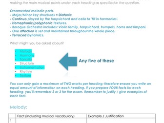 Preparing an Essay (Edexcel GCSE Music - OLD SPEC)