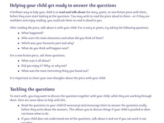 Reading Comprehension Resources