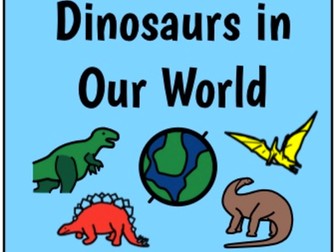 Adapted Dinosaur Book! Great for Children with Autism!