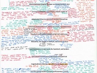 MESSALINA WJCE GCSE LATIN LITERATURE: NARRATIVES 9542 - ANNOTATIONS AND NOTES.