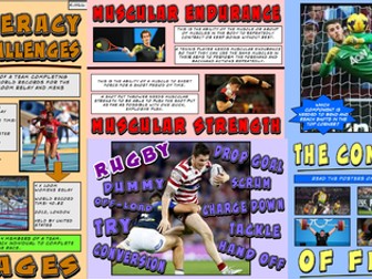 Physical Education Display Board Posters - PE