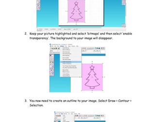 Using 2D Design - contouring images - step by step