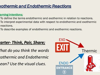 Exothermic and Endothermic Reactions