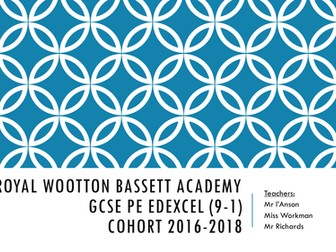 GCSE PE Edexcel new 2016 specification intro powerpoint