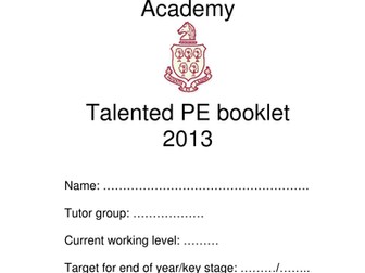 Gifted and talented booklet