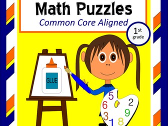 Back to School Math Puzzles - 1st Grade