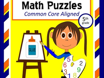 Back to School Math Puzzles - 5th Grade