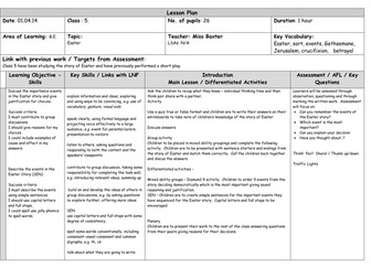 Easter AfL activity