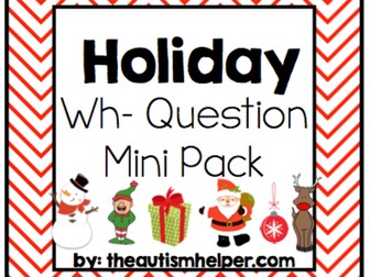Holiday Wh- Question Mini Pack