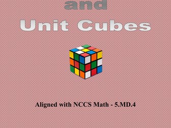 Volume and Unit Cubes - 5.MD.4