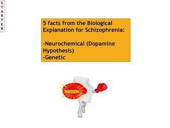 New AQA A2 (2015-2016) Schizophrenia - Lesson 4 Biological Explanations (Neural Correlates)