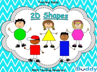 2D Shapes (K-1 Geometry) animated PowerPoint and worksheets