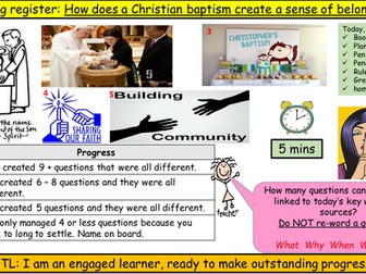 How does a Christian (infant) baptism create a sense of belonging?