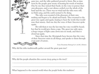 Comprehension Practice with answers