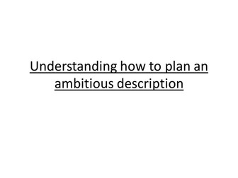 Descriptive Writing - Firework display