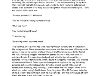 English Language Analysis 1-9 lesson- Rated Outstanding