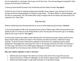 19th Nineteenth Century Childhood texts scheme of work.  Dickens Alice water babies Peter Pan