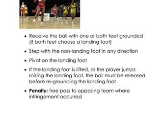 KS3 Netball skills and officiating reciprocal teaching cards