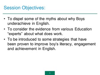 Training - Gender Gap in English - English For Boys - Strategies to Use