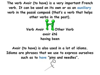 Conjugaison - The Verb Avoir