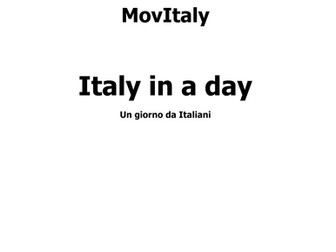 MovieItaly: Italy in a Day