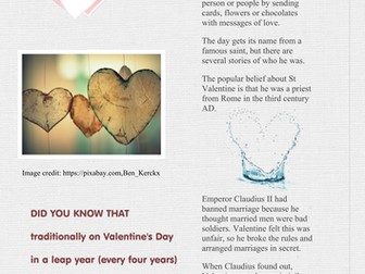 St Valentine's Day