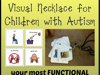 Visual Necklace for Children with Autism