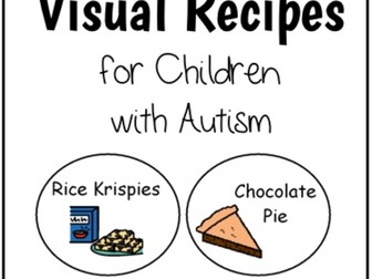 Visual Recipes for Children with Autism: Rice Krispies and Chocolate Pie!