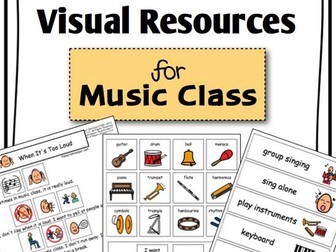 Visual Resources for Music Class