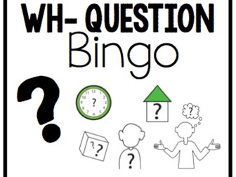 Wh- Question Bingo