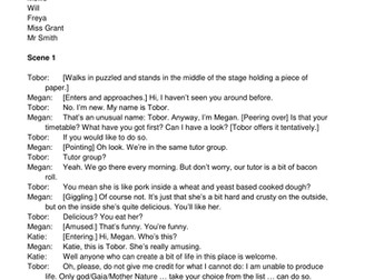 My Secret is Discovered -- a play