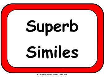 Similes Display Poster Pack