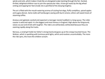 Fairground Description - Writing