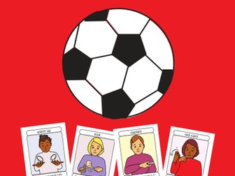 BSL Football Signs Flashcards (Let's Sign BSL)