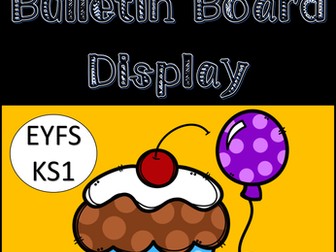 Birthday Bulletin Board Display Pack