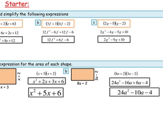 Expanding and Simplifying 3 brackets